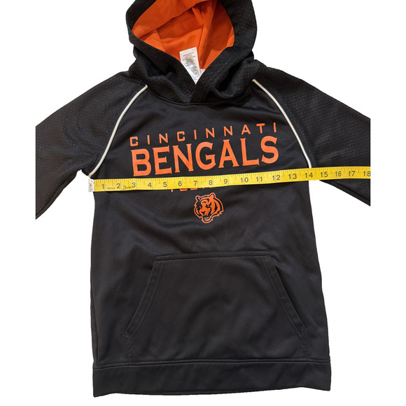 Cincinnati Bengals Hoodie Youth Medium NFL Football Team Apparel Pullover - Picture 4 of 5
